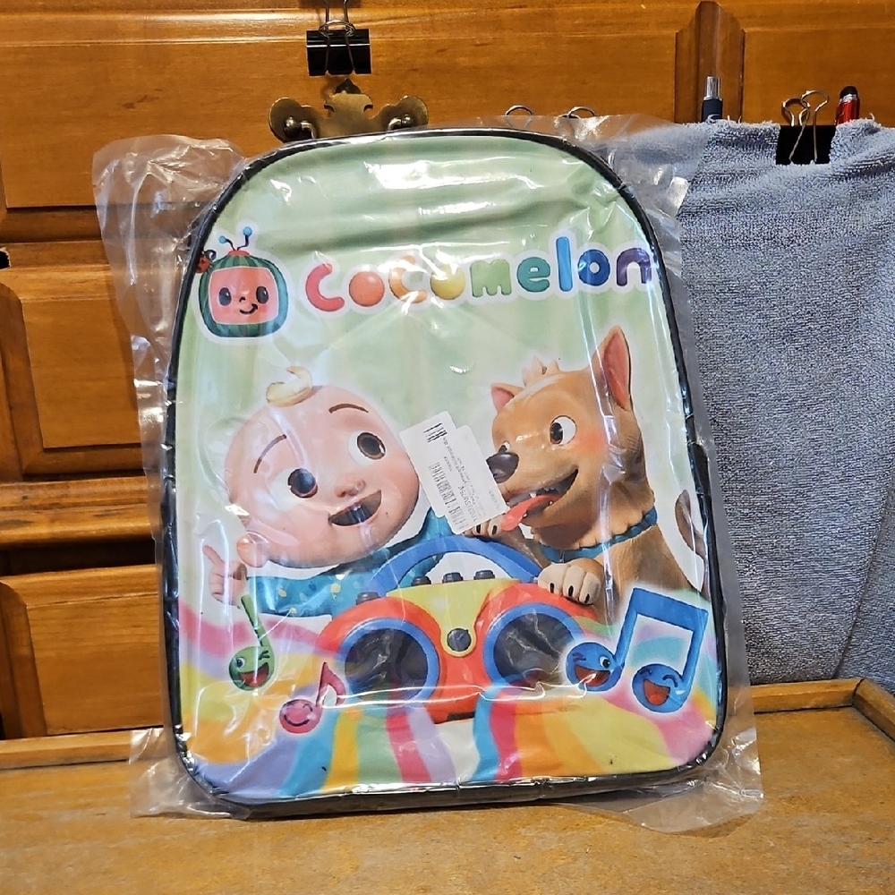 Cocomelon Backpack For Toddlers Unisex 14”